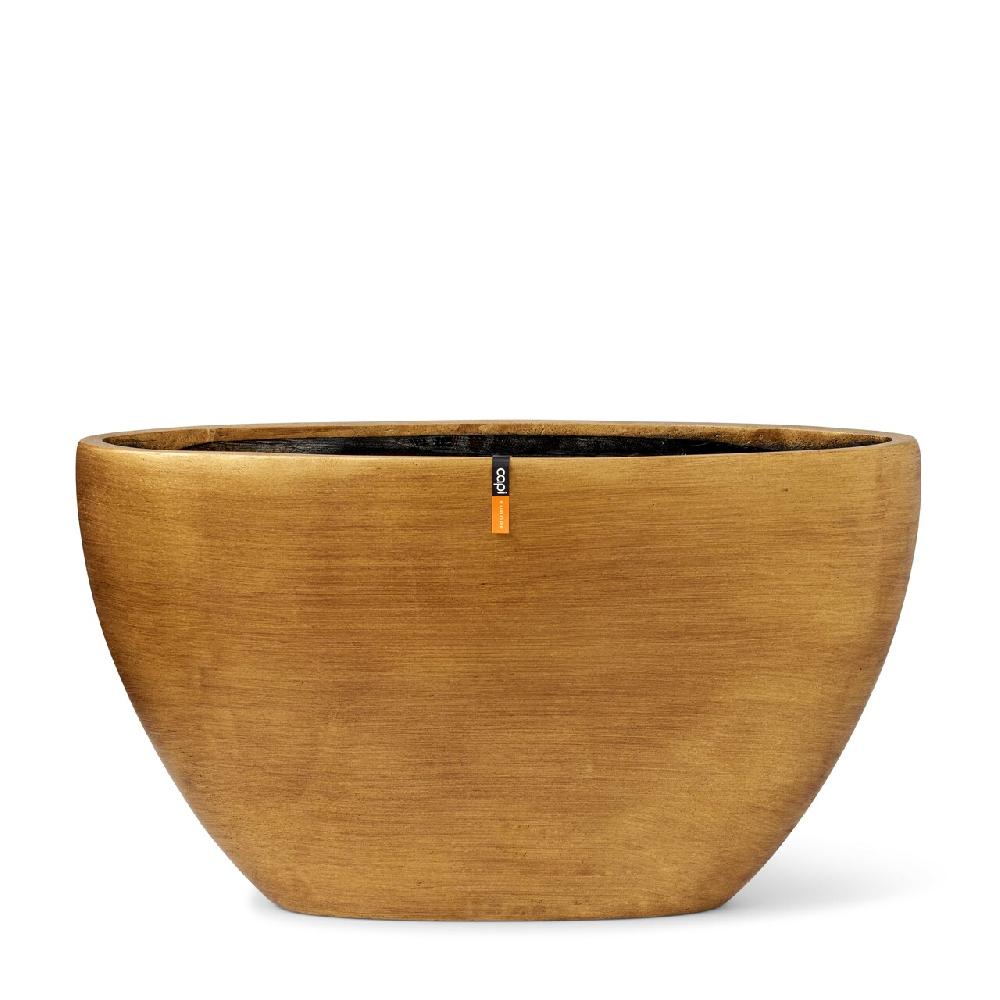 capi europe Planter oval Retro 59x14x34 gold