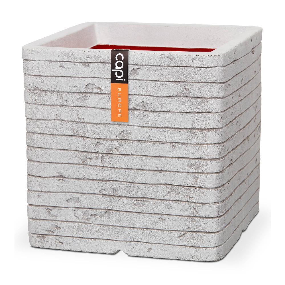 capi europe Planter square Row NL 30x30x30 ivory