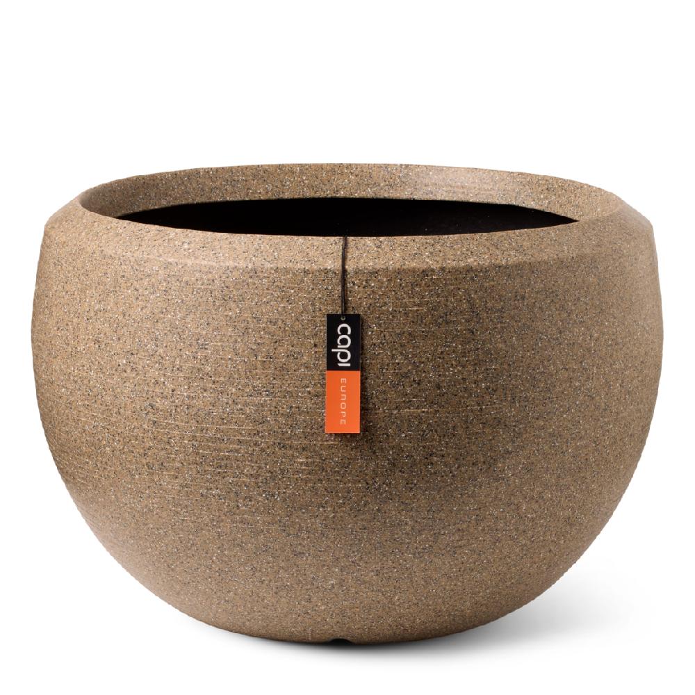 capi europe Vase ball Arc Granite 67x45 warm taupe