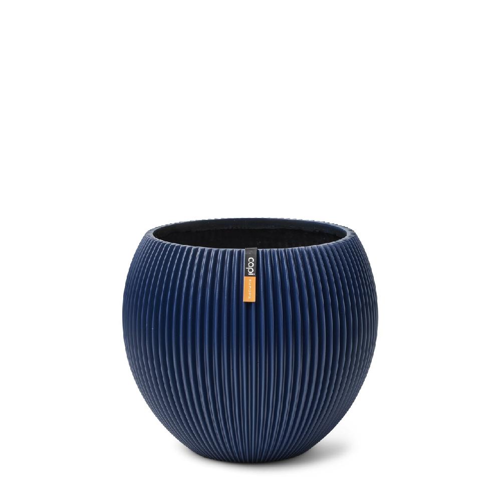 capi europe Vase ball Groove 10x9 dark blue