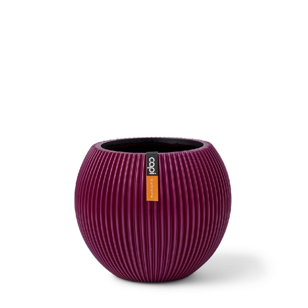 capi europe Vase ball Groove 10x9 purple
