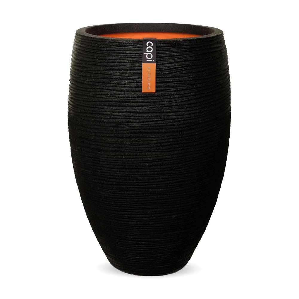 capi europe Vase elegant deluxe Rib NL 40x60 black