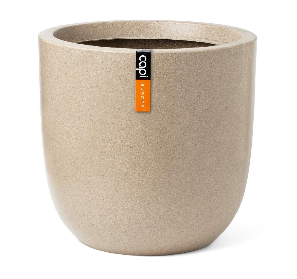 capi europe Planter ball Waste Smooth NL 35x34 terrazzo beige