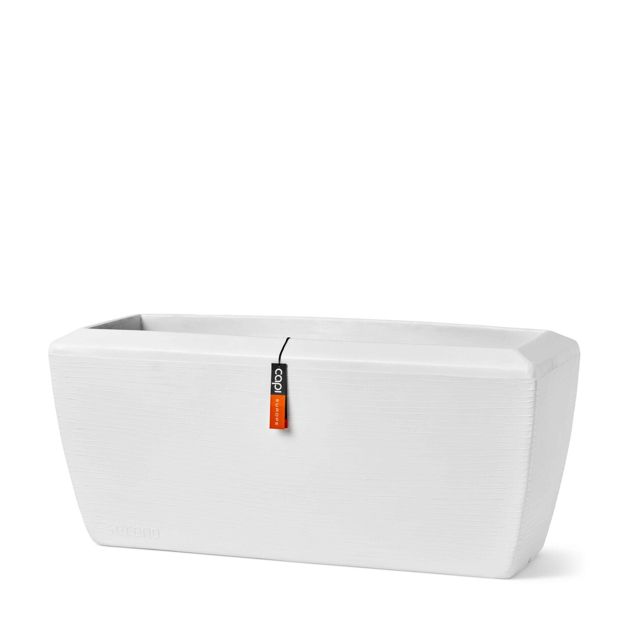 capi europe Planter rectangle Arc Granite 60x35x40 white