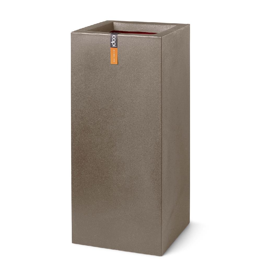 capi europe Planter rectangle Smooth NL 36x36x79 warm taupe