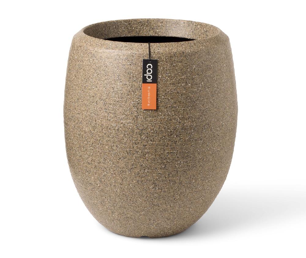 capi europe Vase elegant deluxe Arc Granite 43x50 warm taupe