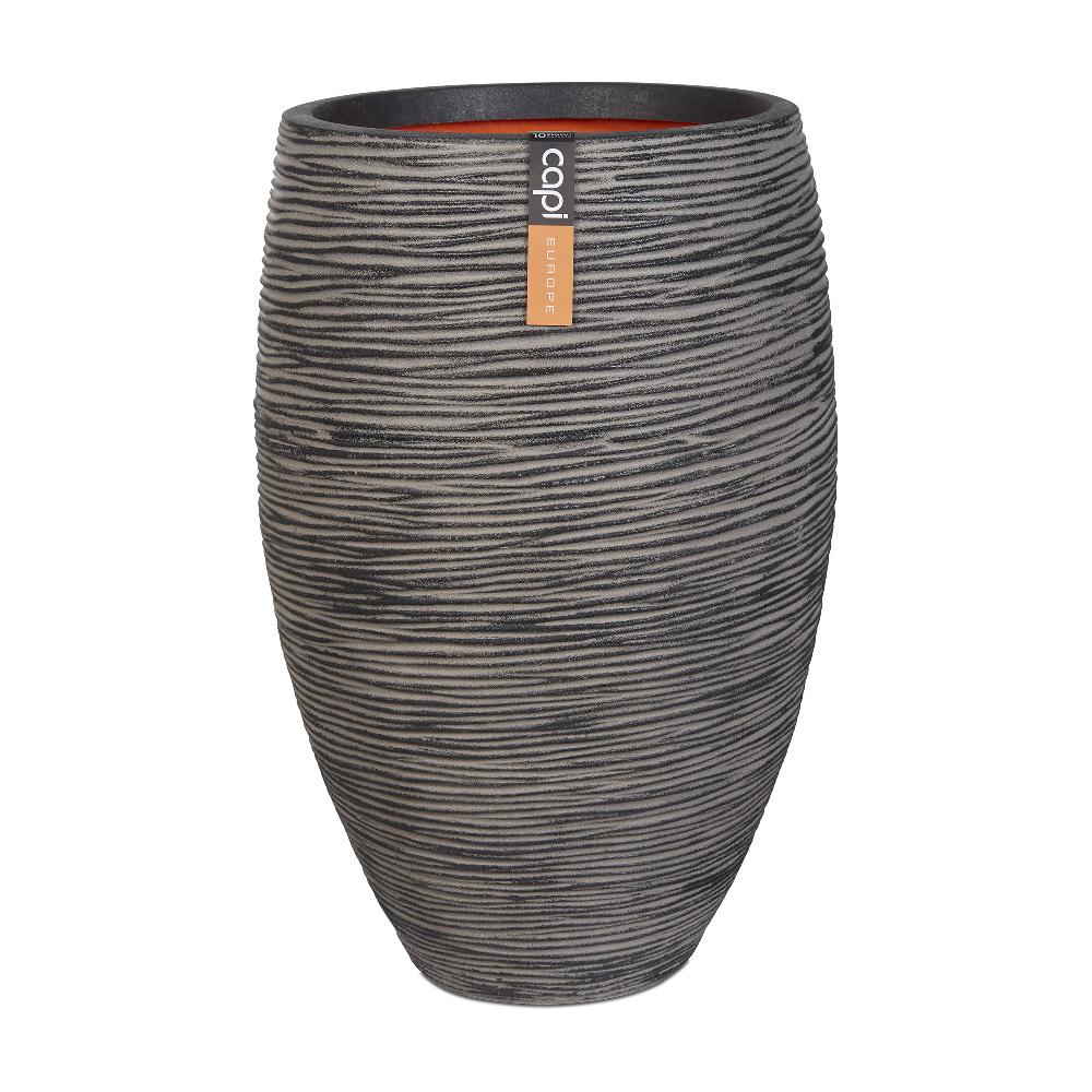 capi europe Vase elegant deluxe Rib NL 40x60 anthracite
