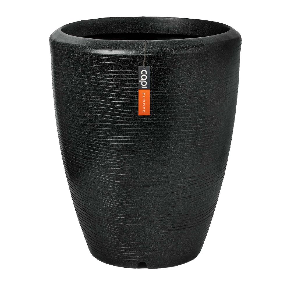 capi europe Vase elegant low Arc Granite 51x59 black