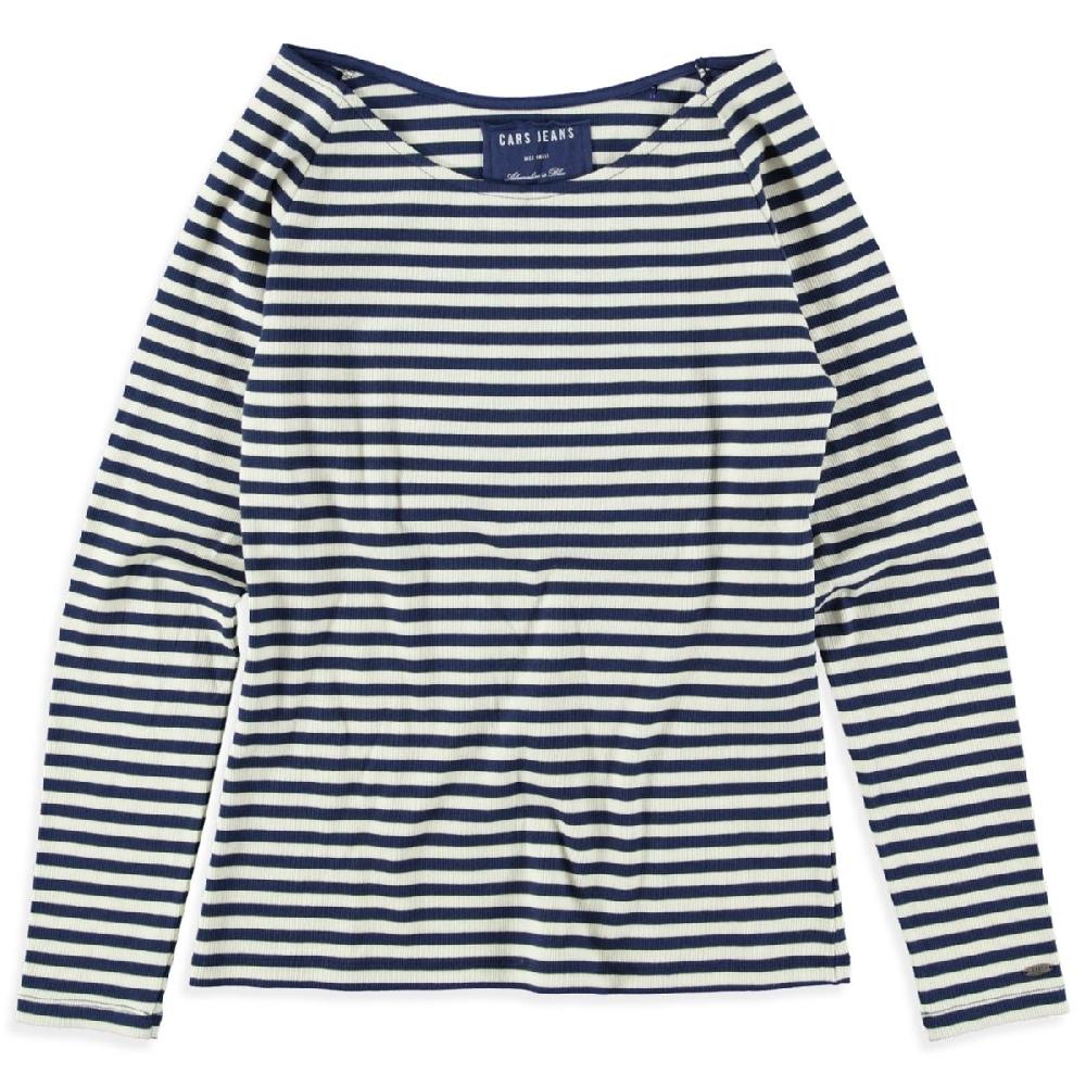 cars jeans Kids NINI TS LS Stripe Navy/White