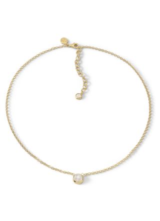 casa jewelry AMALFI MAANSTEEN WIT GOUD CL