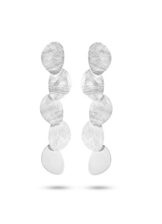 casa jewelry Oorhangers Sugarbowl Maxi van zilver