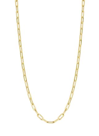 casa jewelry Collier Paperclip van zilver goud verguld