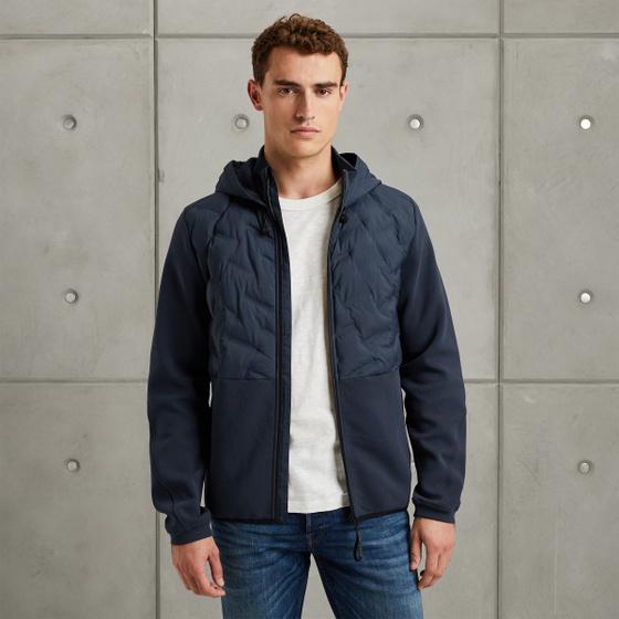 cast iron Hybrid jacket met capuchon