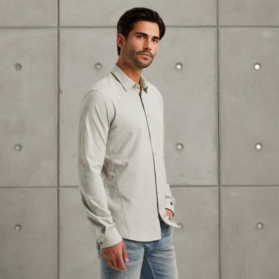 Cast Iron Overhemd Met Streeppatroon