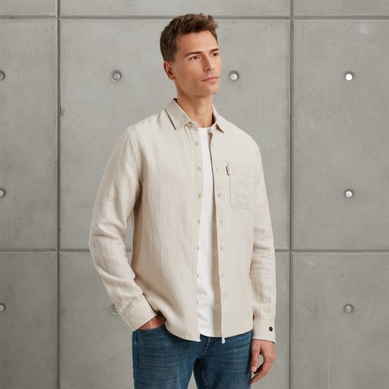 Cast Iron Overhemd Van Katoen/linnen