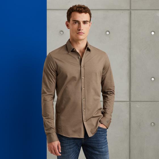 cast iron Overhemd van twill jersey