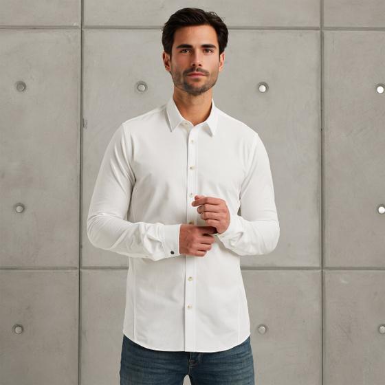 cast iron Overhemd van twill jersey