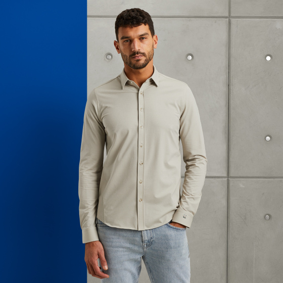 cast iron Overhemd van twill jersey