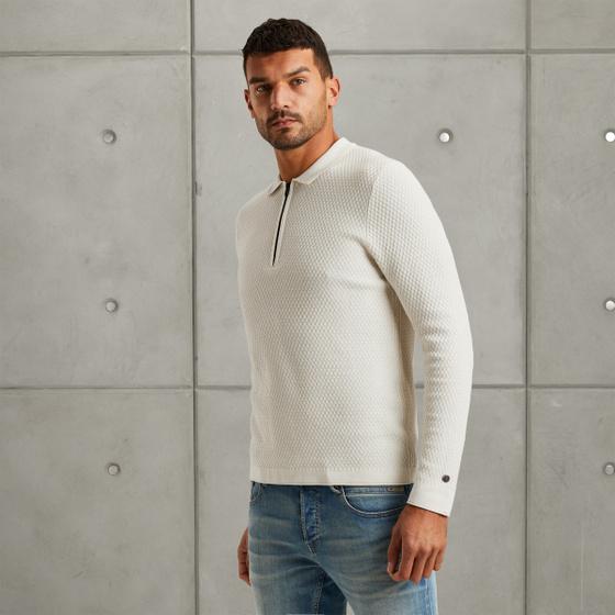 Cast Iron Polo Met Lange Mouwen