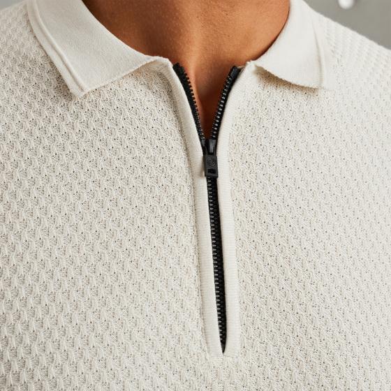 Cast Iron Polo Met Lange Mouwen