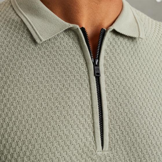 Cast Iron Polo Met Lange Mouwen