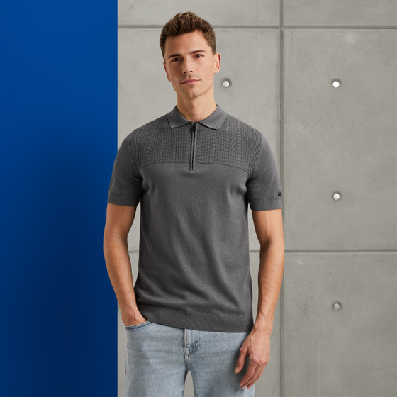 cast iron Polo van katoen/modal