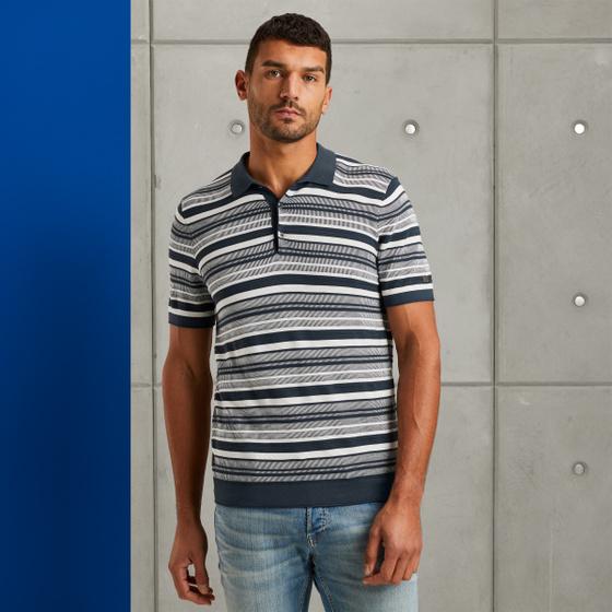 cast iron Polo van katoen/modal