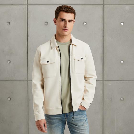 cast iron Shirt jacket met ritssluiting