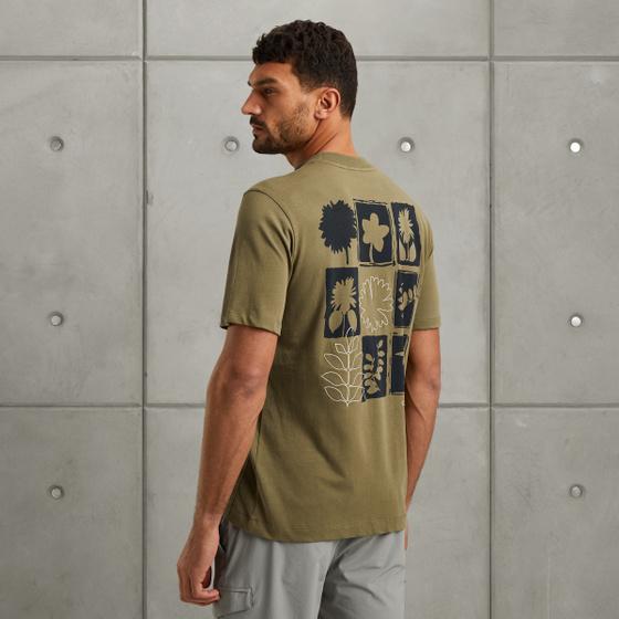 cast iron T-shirt met backprint