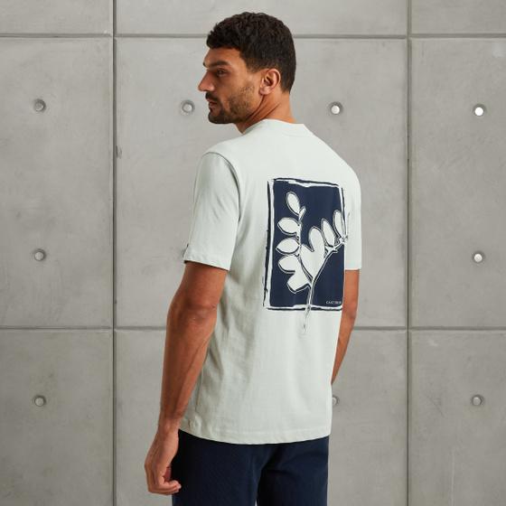 cast iron T-shirt met backprint