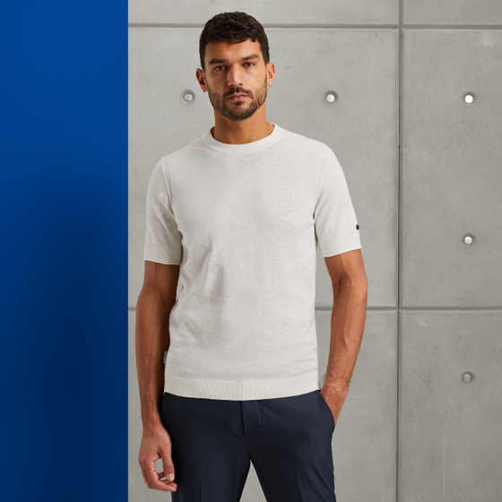 cast iron T-shirt met structuur