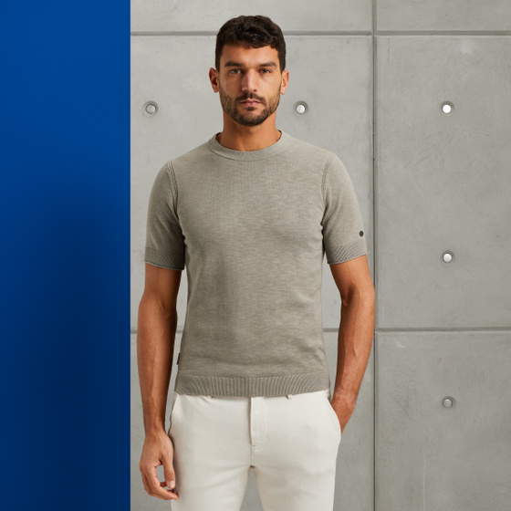 cast iron T-shirt met structuur