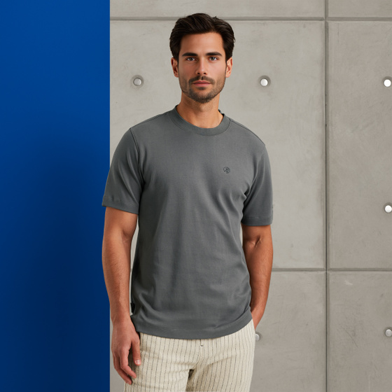 cast iron T-shirt van interlock jersey