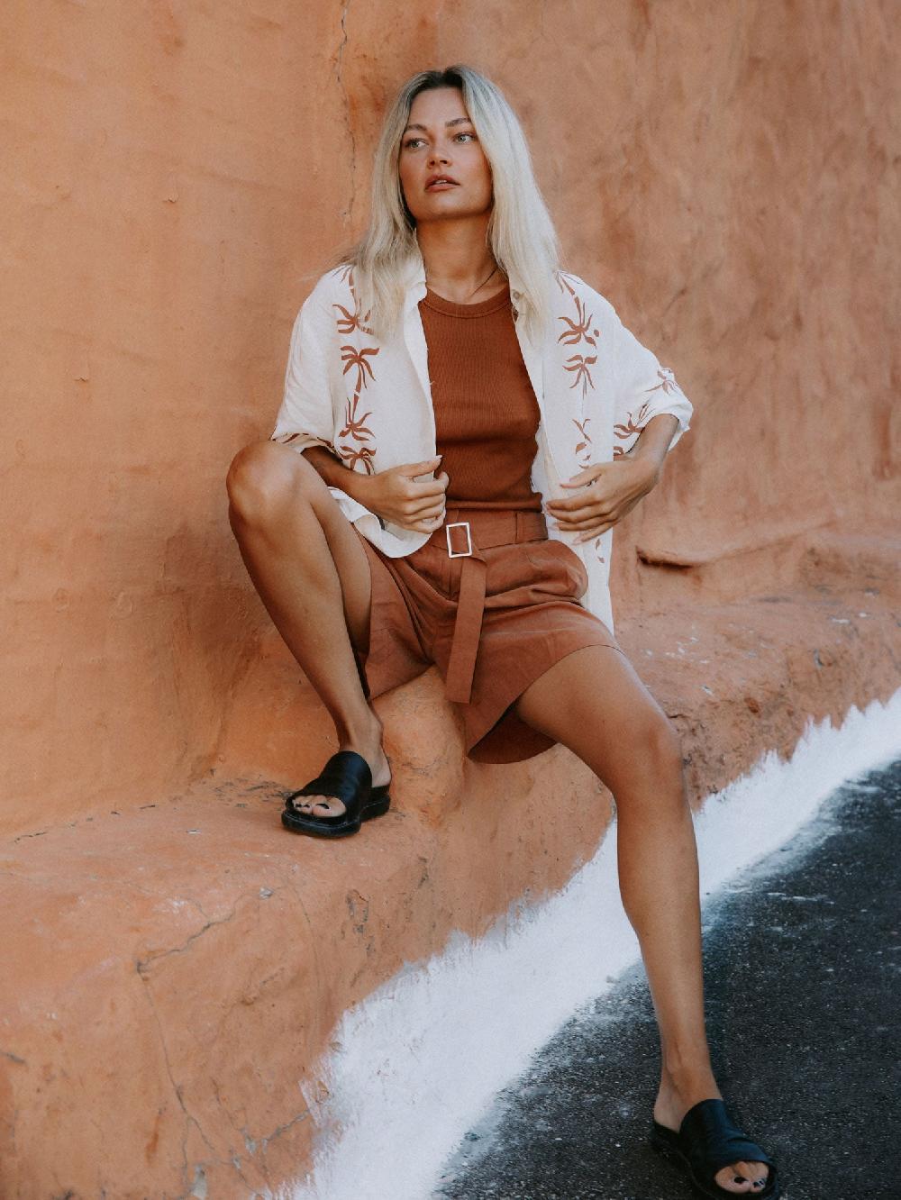 catwalk junkie Bermuda met riem