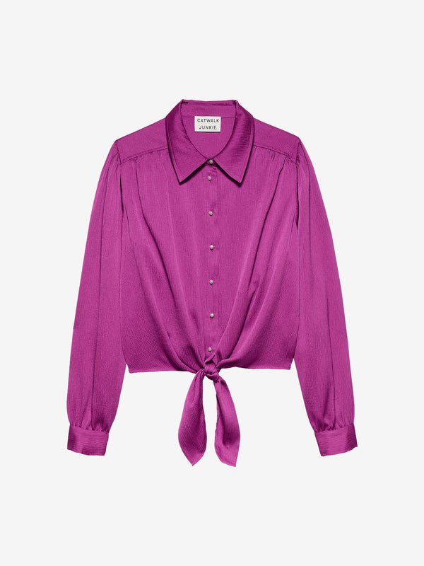 Catwalk Junkie Blouse Met Knoop