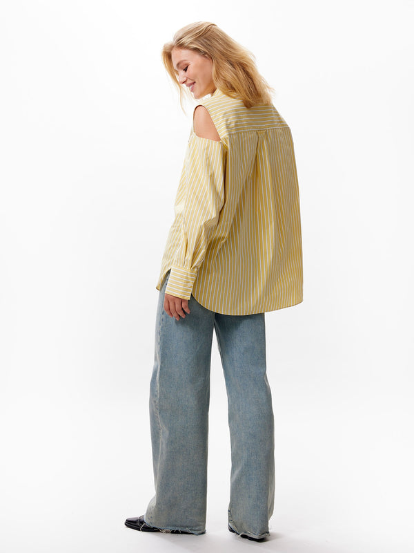 Catwalk Junkie Blouse Met Open Shoulders