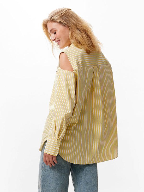 Catwalk Junkie Blouse Met Open Shoulders