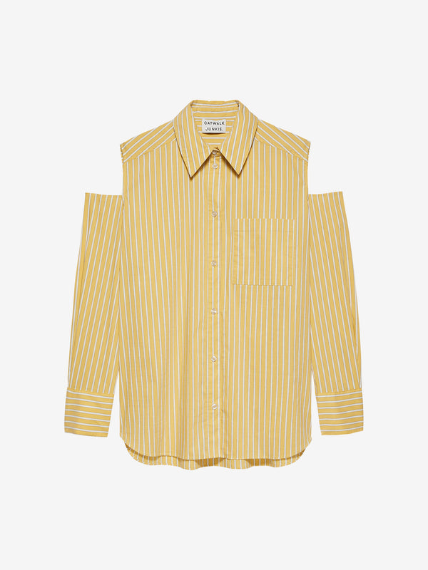 Catwalk Junkie Blouse Met Open Shoulders