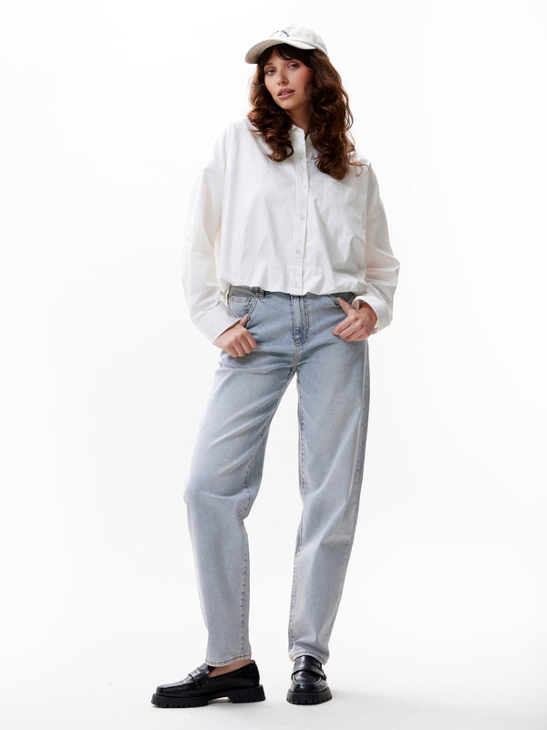 Catwalk Junkie Blouse Met Tuck In Effect