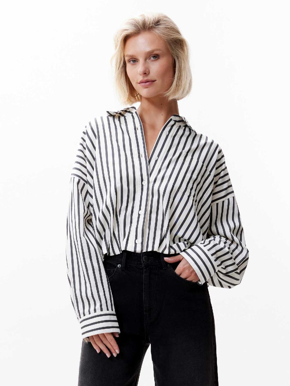 catwalk junkie Blouse met tuck in effect