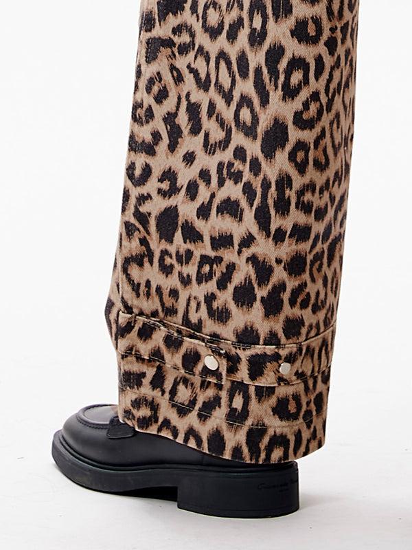 Catwalk Junkie Cargo Broek Met Leopard Dessin