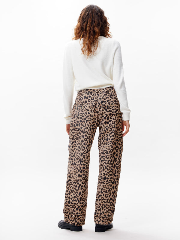 Catwalk Junkie Cargo Broek Met Leopard Dessin