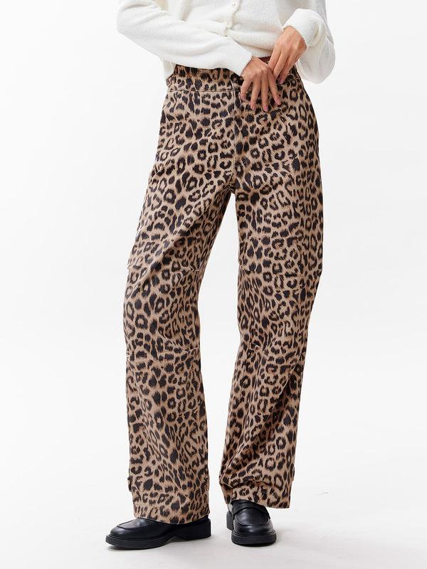 Catwalk Junkie Cargo Broek Met Leopard Dessin