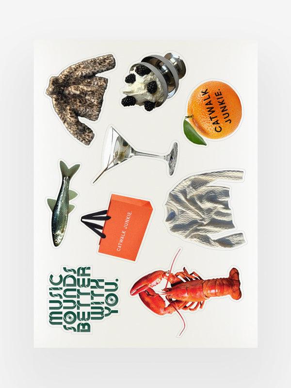 Catwalk Junkie Funky Stickers