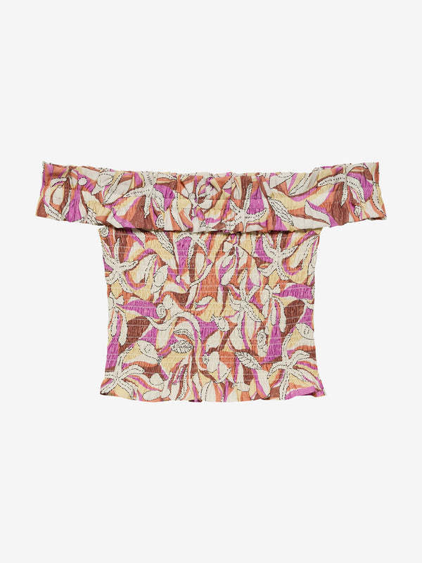 Catwalk Junkie Gesmockte Off Shoulder Top