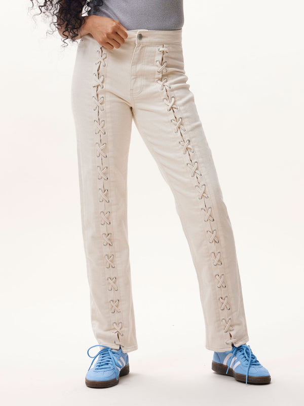 Catwalk Junkie Jeans Met Veter Detail