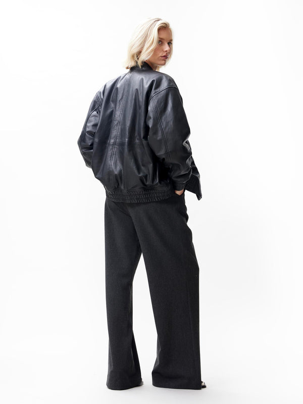 Catwalk Junkie Leren Bomber Jas