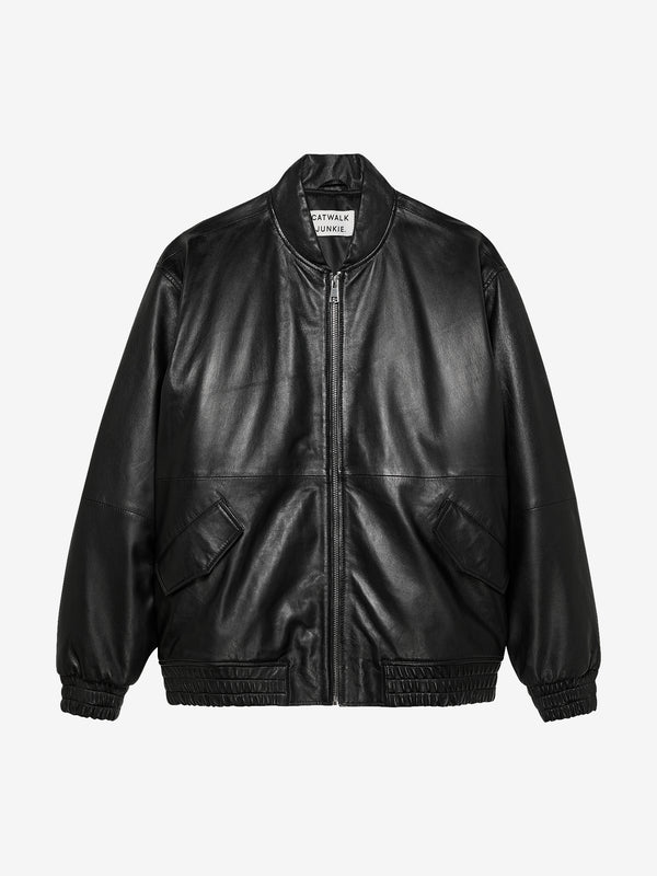 Catwalk Junkie Leren Bomber Jas