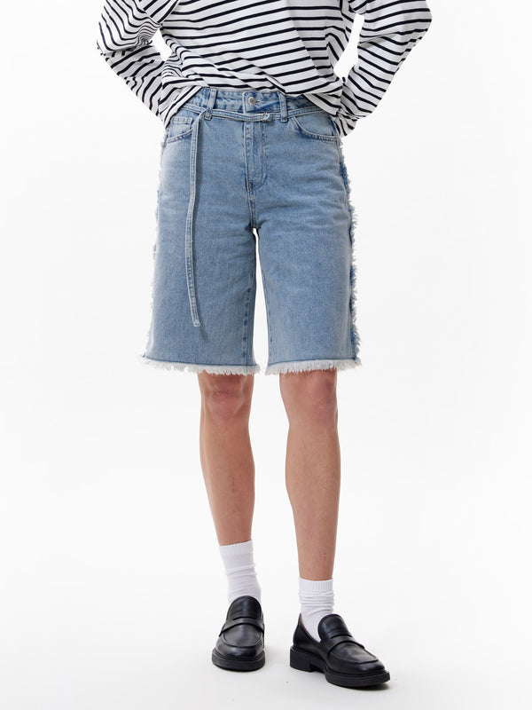 Catwalk Junkie Loose Fit Fringed Jorts
