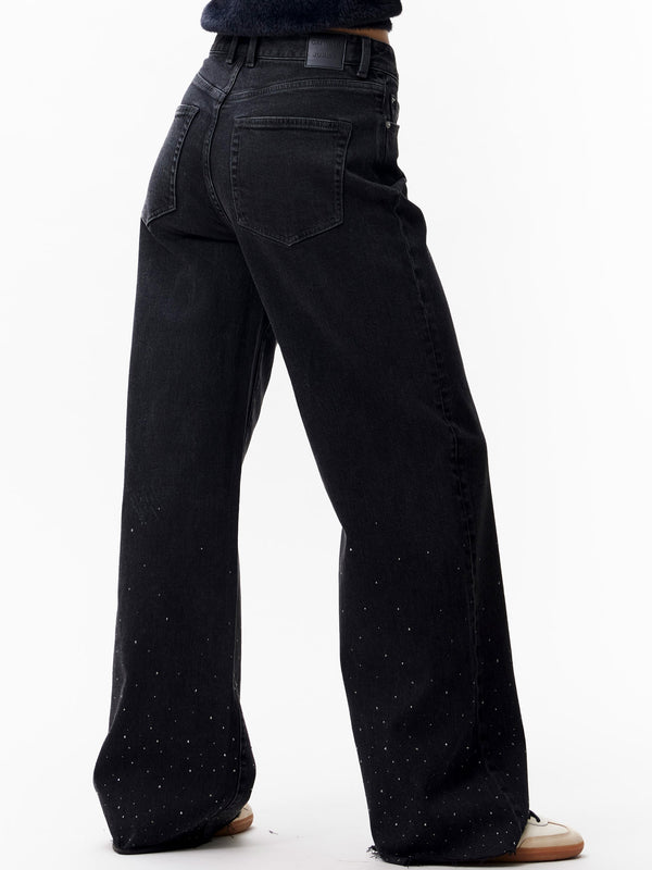 Catwalk Junkie Loose Fit Jeans Met Metallic Strass